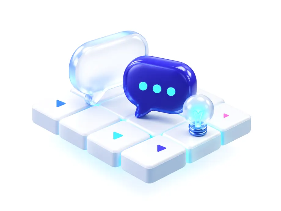 자주 묻는 질문을 표현한 PlaynPlay 일러스트